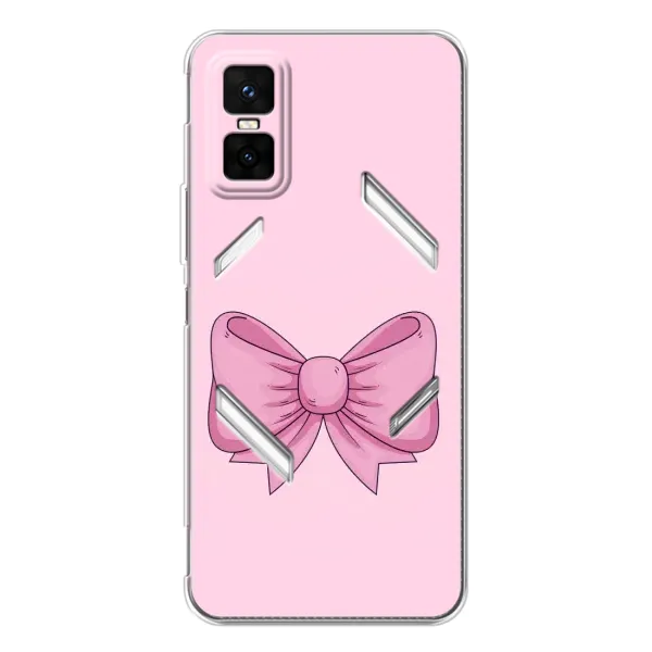 Чехол с рисунком «Розовый бантик» для Infinix GT 30 Pro