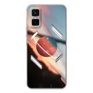 Чехол (ТПУ) с планетами на Infinix GT 30 Pro (Сатурн)