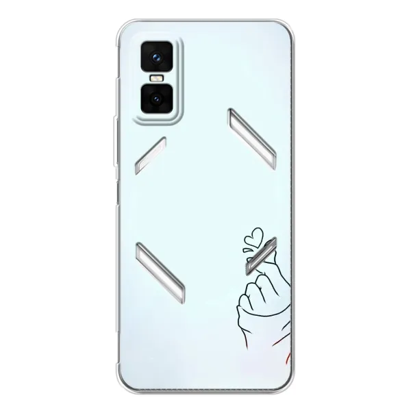 Чехол с рисунком «Сердце на голубом» для Infinix GT 30 Pro Чехол с рисунком «Сердце на голубом» для Infinix GT 30 Pro