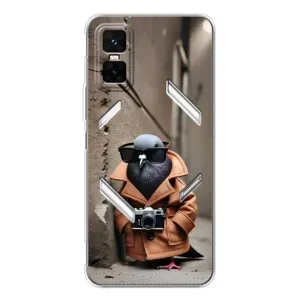 Чехол с мемами тралалело тралала для Infinix GT 30 Pro (Шпиониро голубио)