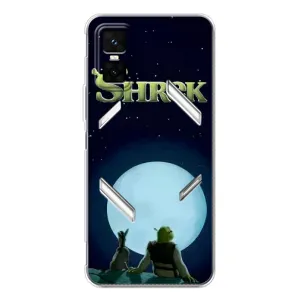 Друкований чохол з принтом Шрек для Infinix GT 30 Pro (Шрек на місяці)