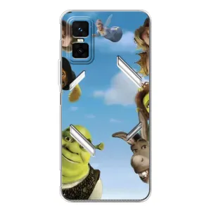 Друкований чохол з принтом Шрек для Infinix GT 30 Pro (Герої Шрек)