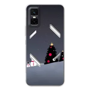 Чохли на Новий Рік Infinix GT 30 Pro (Сніговички)