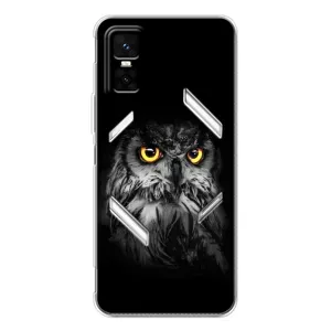 Чохли з принтом СОВИ для Infinix GT 30 Pro (Сова на чорному)