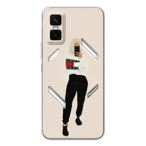 Силиконовый Чехол на Infinix GT 30 Pro с картинкой Стильных Девушек (Стильная)