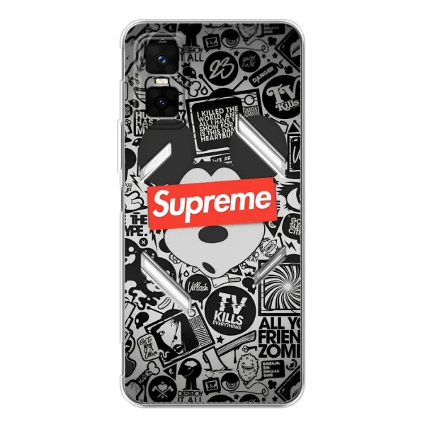 Чехол с рисунком «Supreme Маус» для Infinix GT 30 Pro Чехол с рисунком «Supreme Маус» для Infinix GT 30 Pro