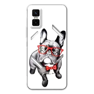 Бампер для Infinix GT 30 Pro з картинкою "Песики" (В окулярах)
