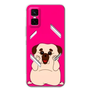 Чохол (ТПУ) Милі песики для Infinix GT 30 Pro (Веселий Мопсік)