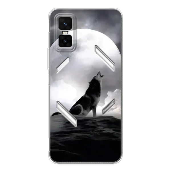 Чехол с рисунком «Волк и луна» для Infinix GT 30 Pro Чехол с рисунком «Волк и луна» для Infinix GT 30 Pro