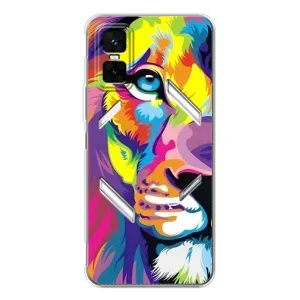 Чохол з картинкою на Infinix GT 30 Pro (Яскравий Лев)