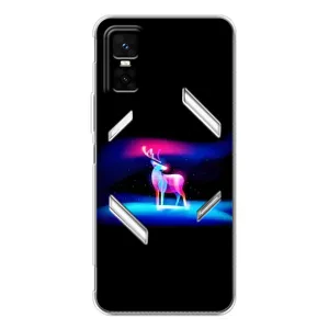 Силіконовий бампер з картинкою звірів для Infinix GT 30 Pro (Яскравий олень)