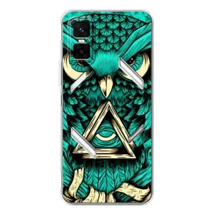 Чохли з принтом СОВИ для Infinix GT 30 Pro (Зелена сова)