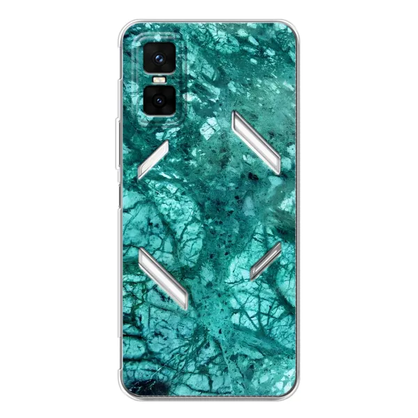 Чехол с рисунком «Зеленый мрамор» для Infinix GT 30 Pro Чехол с рисунком «Зеленый мрамор» для Infinix GT 30 Pro