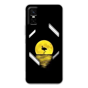Летний Чехол на Infinix GT 30 Pro (Желтый Закат)