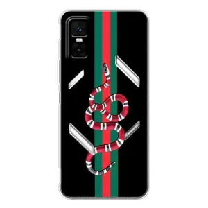 Чохли бренд ГУЧЧІ для Infinix GT 30 Pro (Змій Гуччі)