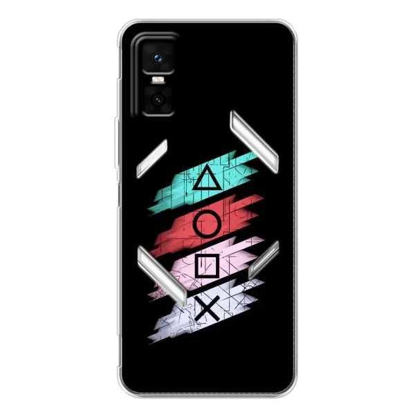 Чехол с рисунком «Значки Sony» для Infinix GT 30 Pro Чехол с рисунком «Значки Sony» для Infinix GT 30 Pro