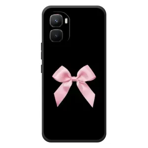 Чехол банты для Infinix GT 50 Pro (Бант на черном)