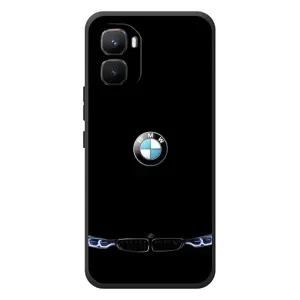 Силиконовый бампер с картинкой машины на Infinix GT 50 Pro (Черный BMW)