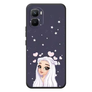 Чохол Стильні дівчата на Infinix GT 50 Pro (Дівчина та серця)