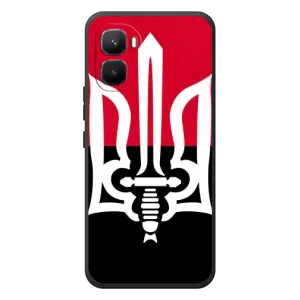 Чохли УПА (Червоно-Чорний) на Infinix GT 50 Pro (Герб України)