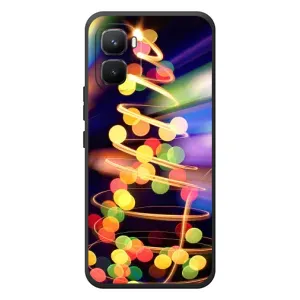 Чохол новорічна ялинка на Infinix GT 50 Pro (Гірлянди)