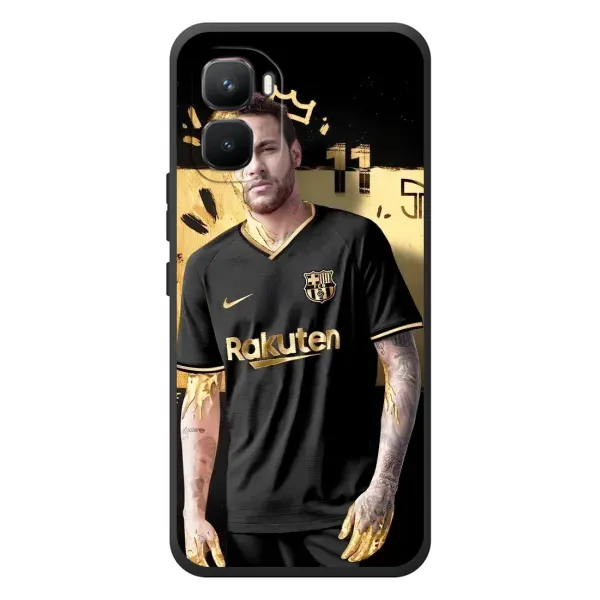 Чехол с рисунком «Gold Neymar» для Infinix GT 50 Pro Чехол с рисунком «Gold Neymar» для Infinix GT 50 Pro