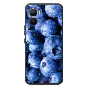 Чехол с изображением вкусной еды для Infinix GT 50 Pro (Голубика)