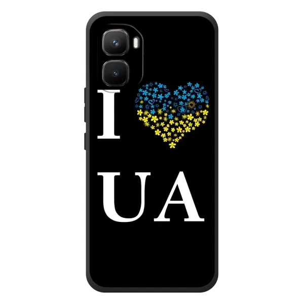 Чехол с рисунком «I Love UA» для Infinix GT 50 Pro Чехол с рисунком «I Love UA» для Infinix GT 50 Pro