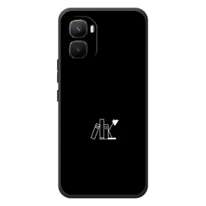 Чехол с картинками на черном фоне для Infinix GT 50 Pro (Книжки)