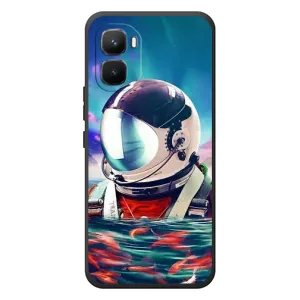 Силіконовый Чохол з принтом "Космонавти" на Infinix GT 50 Pro