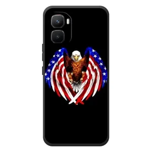 Чехол Флаг USA для Infinix GT 50 Pro (Крылья США)