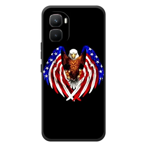 Чехол с рисунком «Крылья США» для Infinix GT 50 Pro Чехол с рисунком «Крылья США» для Infinix GT 50 Pro