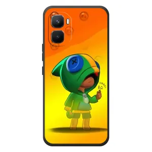 Чехол Бравл Старс для Infinix GT 50 Pro (LEON в кофте)