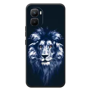 Чохол з картинкою на Infinix GT 50 Pro (Лев – синій)