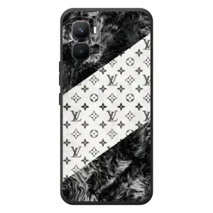 Чохол Стиль Louis Vuitton на Infinix GT 50 Pro (LV на білому)