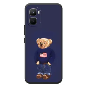 Чехлы Мишка Тедди для Инфиникс ГТ 50 Про (Мишка USA)