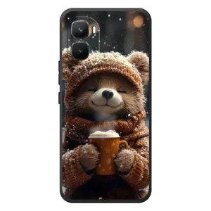 Друкований чохол 'Звірята з кавою' для Infinix GT 50 Pro (Ведмедик з кавою)