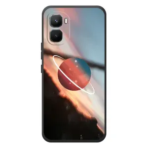 Чехол (ТПУ) с планетами на Infinix GT 50 Pro (Сатурн)