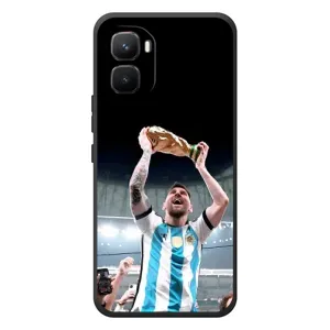 Чехлы Лео Месси Аргентина для Infinix GT 50 Pro (Счастливый Месси)