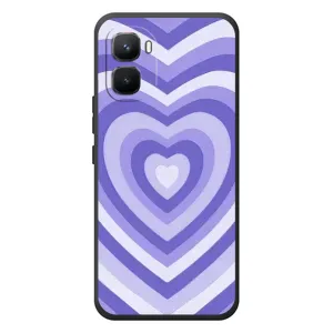 Чехлы с тематикой "Маленькие Сердечки" на Infinix GT 50 Pro (Сердце фиолет)