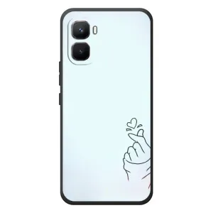 Чехлы (Знак сердечка) на Infinix GT 50 Pro (Сердце на голубом)