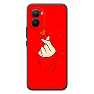 Чехлы (Знак сердечка) на Infinix GT 50 Pro (Сердце на красном)