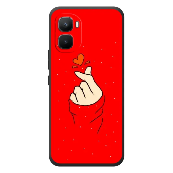 Чехол с рисунком «Сердце на красном» для Infinix GT 50 Pro Чехол с рисунком «Сердце на красном» для Infinix GT 50 Pro
