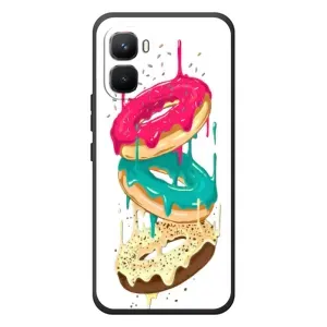 Чехол с изображением вкусной еды для Infinix GT 50 Pro (Сочные пончики)