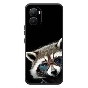 Силіконовий Чохол з Энотами на Infinix GT 50 Pro (Стильний Єнот)