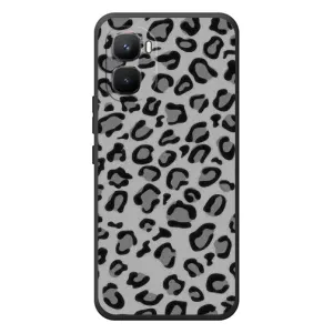 Чехол с леопардовым принтом на Infinix GT 50 Pro (Темный леопрад)