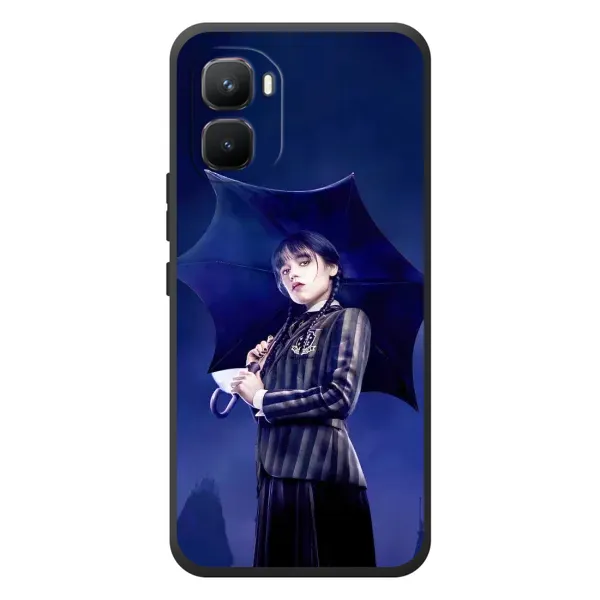 Чехол с рисунком «Уэнсдей с зонтом» для Infinix GT 50 Pro Чехол с рисунком «Уэнсдей с зонтом» для Infinix GT 50 Pro