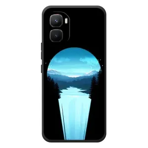 Летний Чехол на Infinix GT 50 Pro (Синий Водопад)