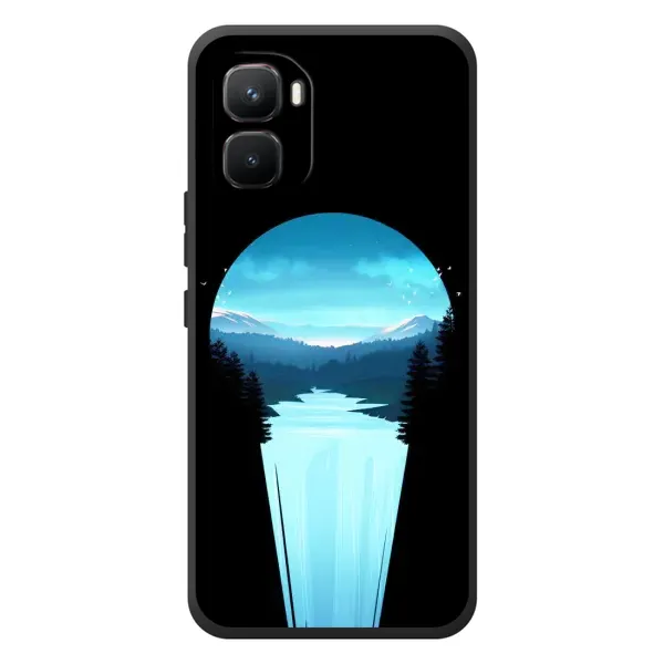 Чехол с рисунком «Синий Водопад» для Infinix GT 50 Pro Чехол с рисунком «Синий Водопад» для Infinix GT 50 Pro
