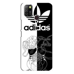 Чехол в стиле "Адидас" для Инфиникс Хот 10 Лайт (Adidas шнурки)